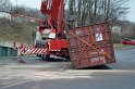 LKW umgestuerzt Niehler Hafen P245